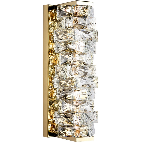 

Бра светодиодное хрустальное Modelux MODELUX ML.541.340 GD, Прозрачный;золото, MODELUX ML.541.340 GD