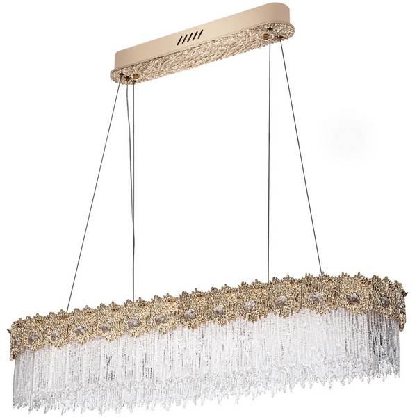 

Подвесная люстра светодиодная хрустальная Modelux MODELUX ML.6028.1000 GD, Золото, MODELUX ML.6028.1000 GD