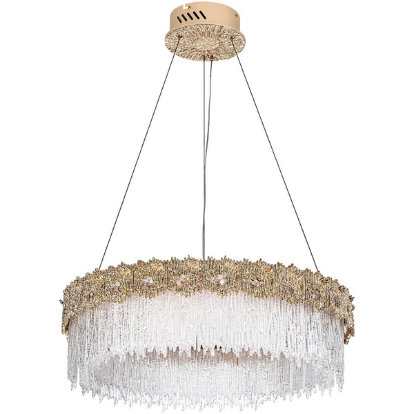

Подвесная люстра светодиодная хрустальная Modelux MODELUX ML.6028.600 GD, Золото, MODELUX ML.6028.600 GD