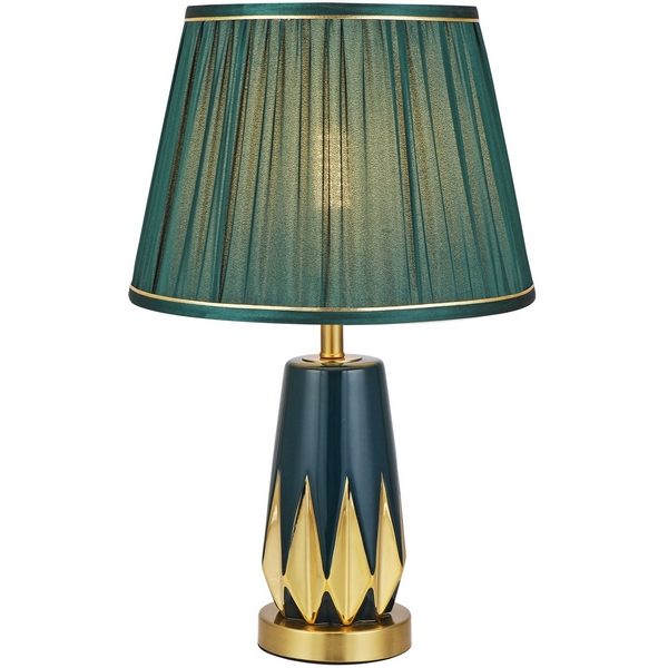 Изображение товара Настольная лампа Modelux ML.6174.01TL GN для дома стиль модерн керамика ткань