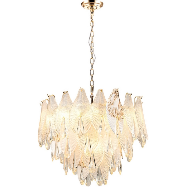 

Подвесная люстра хрустальная Modelux ML.6228.600 GD, Золото, ML.6228.600 GD