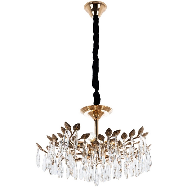 

Подвесная люстра хрустальная Modelux MODELUX ML.6747.5 GD, Прозрачный;золото, MODELUX ML.6747.5 GD