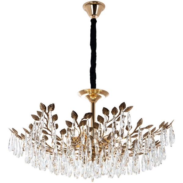 

Подвесная люстра хрустальная Modelux MODELUX ML.6747.7 GD, Прозрачный;золото, MODELUX ML.6747.7 GD