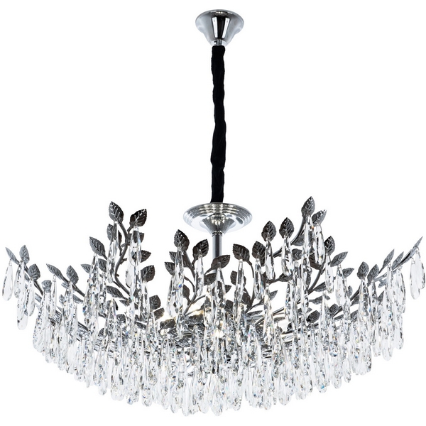 

Подвесная люстра хрустальная Modelux MODELUX ML.6747.8 CR, Хром;прозрачный, MODELUX ML.6747.8 CR