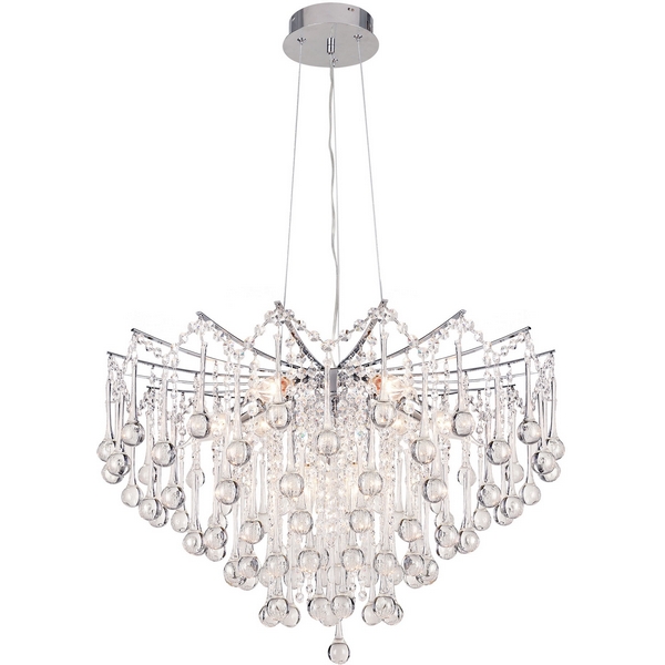 Изображение товара Подвесная люстра хрустальная Modelux ML.6761.8 CR