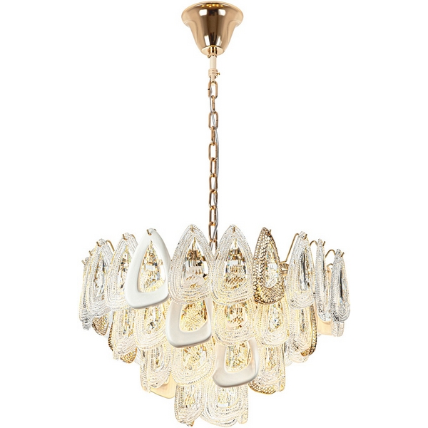 

Подвесная люстра хрустальная Modelux ML.6775.600 GD, Прозрачный;золото, ML.6775.600 GD