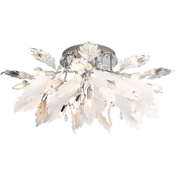 Изображение товара Потолочная люстра Modelux ML.6869.1000 CR Элегантный хрусталь и керамика