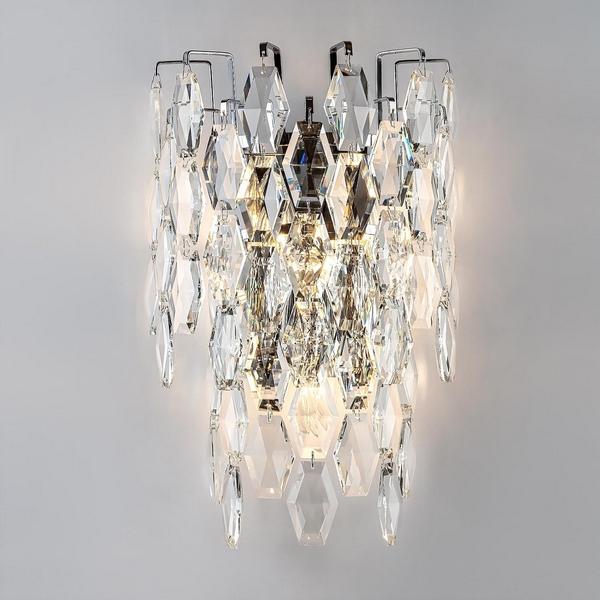 

Бра хрустальное Modelux MODELUX ML.6938.380 CR, Хром;прозрачный, MODELUX ML.6938.380 CR