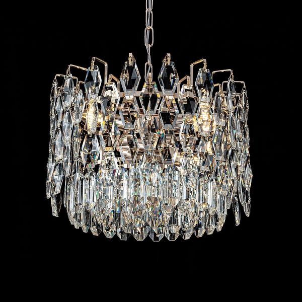 Изображение товара Подвесная хрустальная люстра Modelux ML.6938.400 GD 5 ламп современный стиль