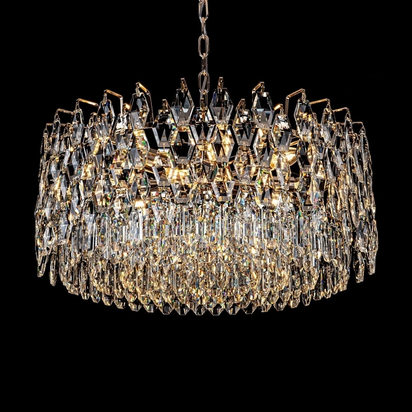 

Подвесная люстра хрустальная Modelux MODELUX ML.6938.600 GD, Прозрачный;золото, MODELUX ML.6938.600 GD