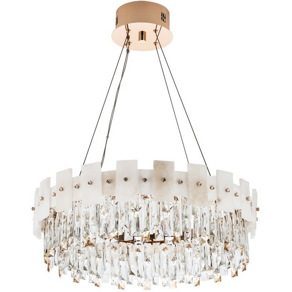 Подвесная люстра светодиодная с регулировкой цветовой температуры Modelux MODELUX ML.6980.600P GD