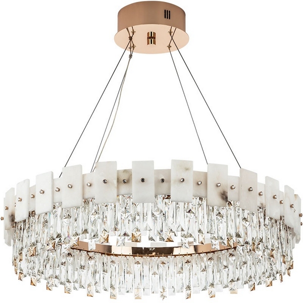 

Подвесная люстра светодиодная с регулировкой цветовой температуры Modelux MODELUX ML.6980.800P GD, Золото, MODELUX ML.6980.800P GD