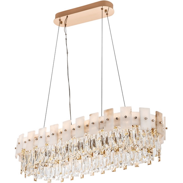 

Подвесная люстра светодиодная с регулировкой цветовой температуры Modelux MODELUX ML.6980.900P GD, Золото, MODELUX ML.6980.900P GD