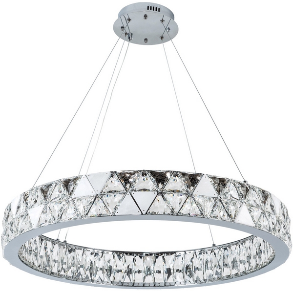 

Подвесная люстра светодиодная с регулировкой цветовой температуры Modelux MODELUX ML.6982.800P CR, Хром, MODELUX ML.6982.800P CR