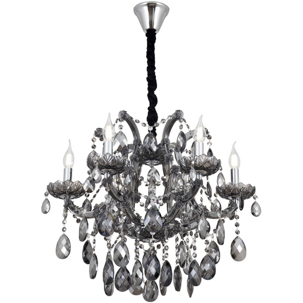 

Подвесная люстра хрустальная Modelux ML.7002.6P, Дымчатый, ML.7002.6P