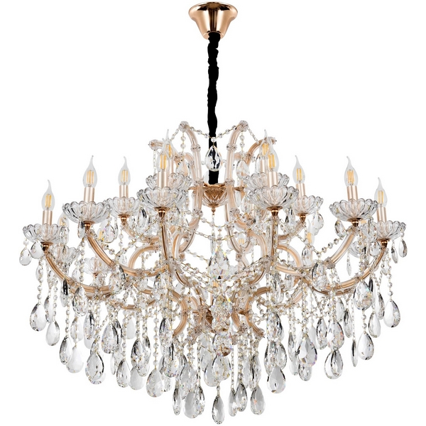 Изображение товара Подвесная люстра Modelux ML.7003.19P с хрусталем и классическим дизайном