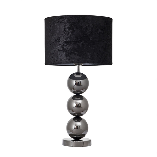 Изображение товара Настольная лампа Modelux ML. 701. 01TL BK - модерн, ткань, черный абажур