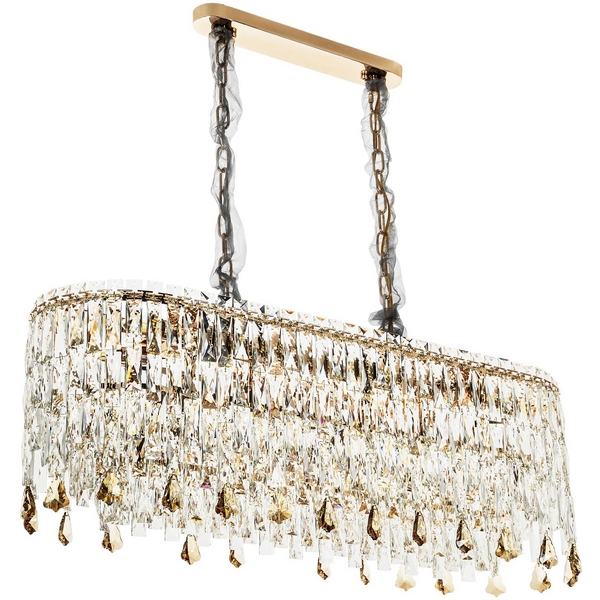 

Подвесная люстра хрустальная Modelux MODELUX ML.7073.13 GD, Прозрачный;золото, MODELUX ML.7073.13 GD