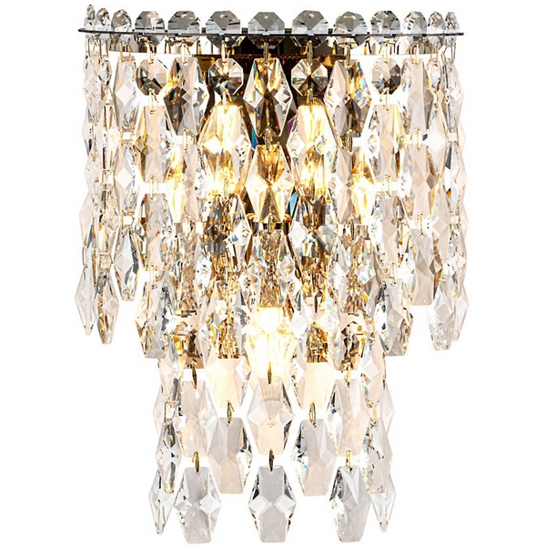 

Бра хрустальное Modelux MODELUX ML.7074.03 GD, Прозрачный;золото, MODELUX ML.7074.03 GD