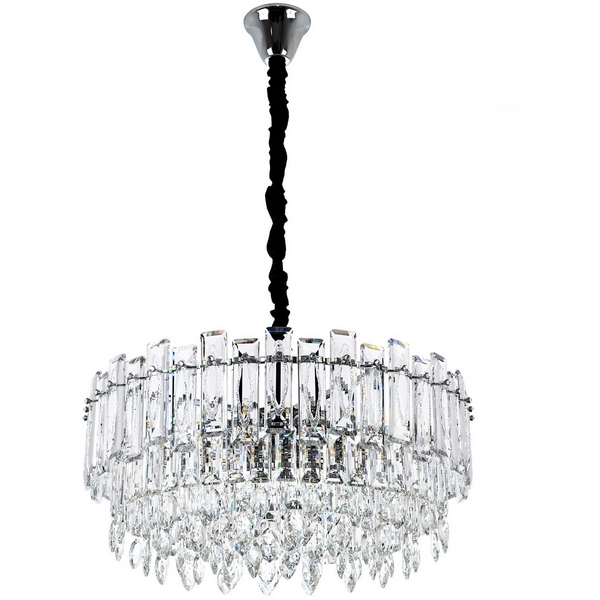 

Подвесная люстра хрустальная Modelux MODELUX ML.7082.12 CR, Хром;прозрачный, MODELUX ML.7082.12 CR