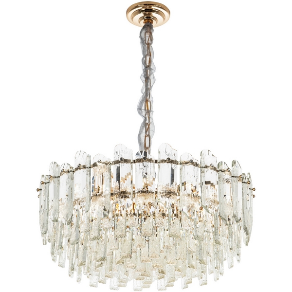 

Подвесная люстра хрустальная Modelux MODELUX ML.7083.12 GD, Прозрачный;золото, MODELUX ML.7083.12 GD