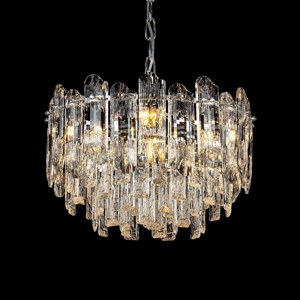 

Подвесная люстра хрустальная Modelux MODELUX ML.7083.6 CR, Хром;прозрачный, MODELUX ML.7083.6 CR
