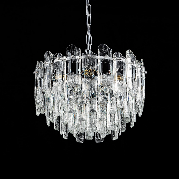 

Подвесная люстра хрустальная Modelux MODELUX ML.7083.8 CR, Хром;прозрачный, MODELUX ML.7083.8 CR