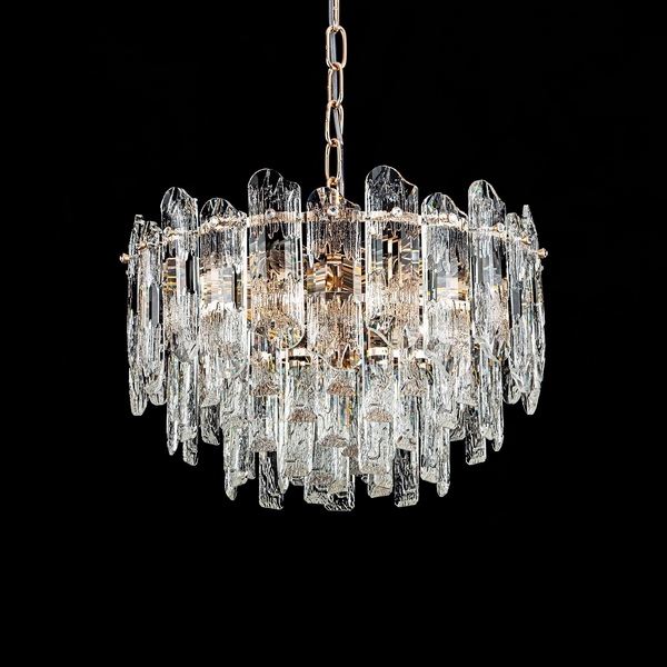 

Подвесная люстра хрустальная Modelux MODELUX ML.7083.8 GD, Прозрачный;золото, MODELUX ML.7083.8 GD