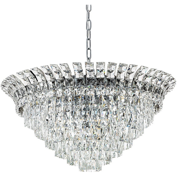 

Подвесная люстра хрустальная Modelux MODELUX ML.7086.650 CR, Хром;прозрачный, MODELUX ML.7086.650 CR
