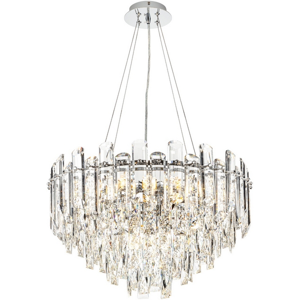 

Подвесная люстра хрустальная Modelux ML.7088.500 CR, Хром;прозрачный, ML.7088.500 CR