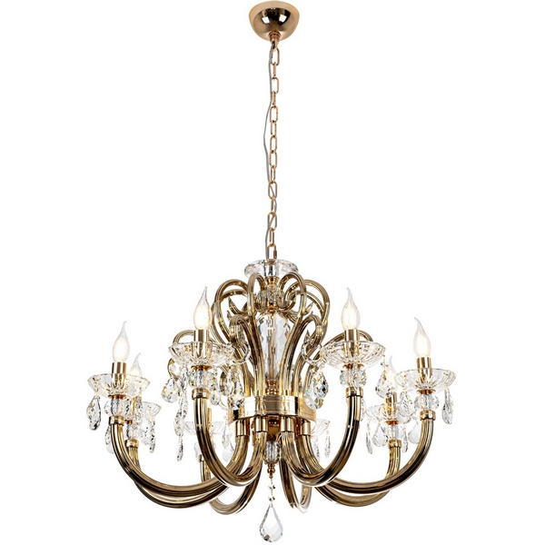 

Подвесная люстра Modelux MODELUX ML.7141.8P, Золото, MODELUX ML.7141.8P