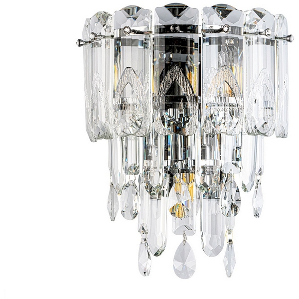 

Бра хрустальное Modelux MODELUX ML.7220.320 CR, Хром;прозрачный, MODELUX ML.7220.320 CR