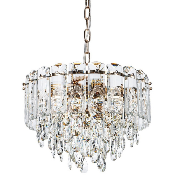 

Подвесная люстра хрустальная Modelux MODELUX ML.7220.400 GD, Прозрачный;золото, MODELUX ML.7220.400 GD