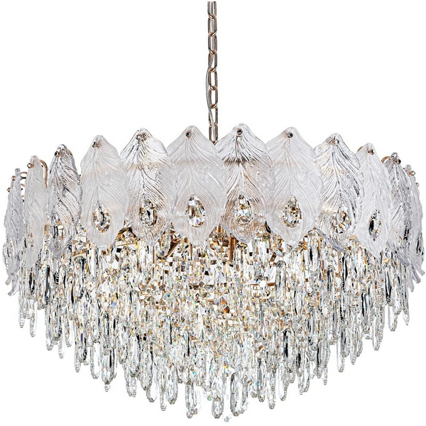 

Подвесная люстра Modelux MODELUX ML.7221.800 GD, Прозрачный;золото, MODELUX ML.7221.800 GD