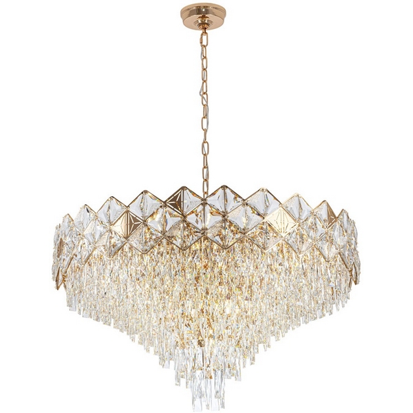 Изображение товара Подвесная хрустальная люстра Modelux ML.7555.25 GD для гостиной и кухни