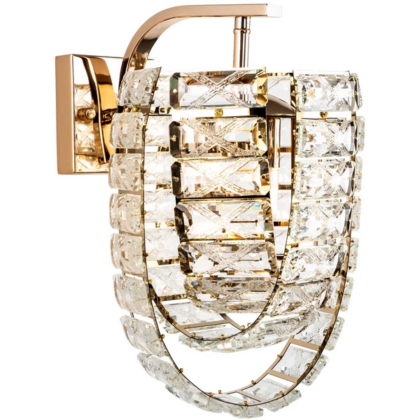 

Бра хрустальное Modelux MODELUX ML.755.02 GD, Прозрачный;золото, MODELUX ML.755.02 GD