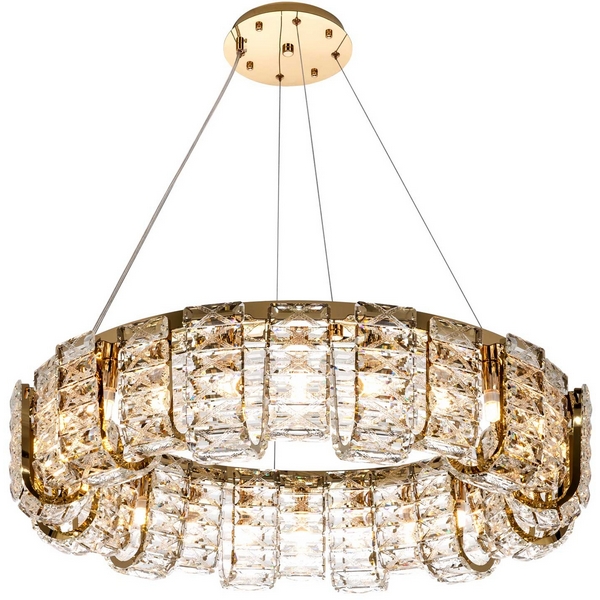 Изображение товара Подвесная хрустальная люстра Modelux ML.755.24 GD для стильных интерьеров