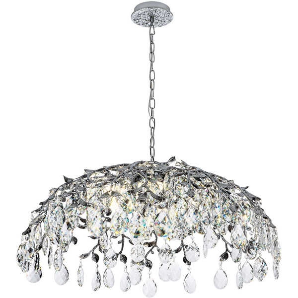 

Подвесная люстра хрустальная Modelux MODELUX ML.8065.10 CR, Хром;прозрачный, MODELUX ML.8065.10 CR