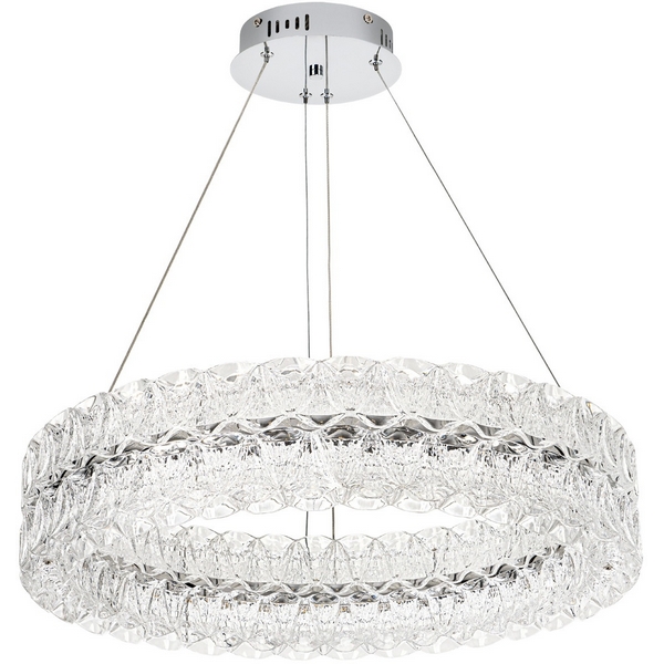 Изображение товара Подвесная люстра светодиодная с пультом с регулировкой цветовой температуры Modelux ML.8185.600 CR