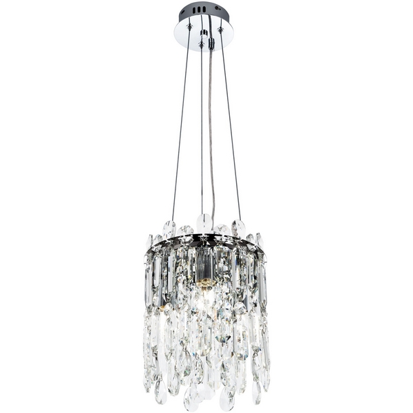 

Подвесная люстра хрустальная Modelux MODELUX ML.837.3 CR, Хром;прозрачный, MODELUX ML.837.3 CR