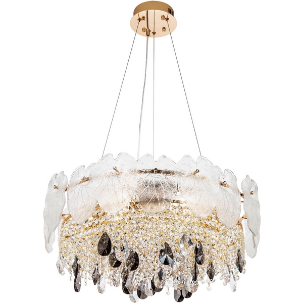 

Подвесная люстра хрустальная Modelux MODELUX ML.846.8 GD, Прозрачный;золото, MODELUX ML.846.8 GD
