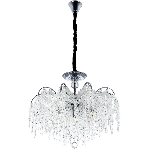 

Подвесная люстра хрустальная Modelux MODELUX ML.855.12 CR, Хром;прозрачный, MODELUX ML.855.12 CR