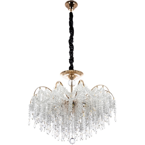 

Подвесная люстра хрустальная Modelux ML.855.12 GD, Прозрачный;золото, ML.855.12 GD