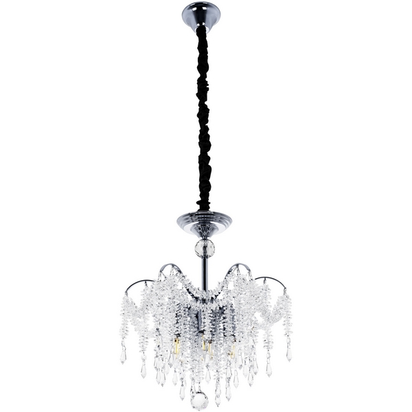 

Подвесная люстра хрустальная Modelux MODELUX ML.855.8 CR, Хром;прозрачный, MODELUX ML.855.8 CR