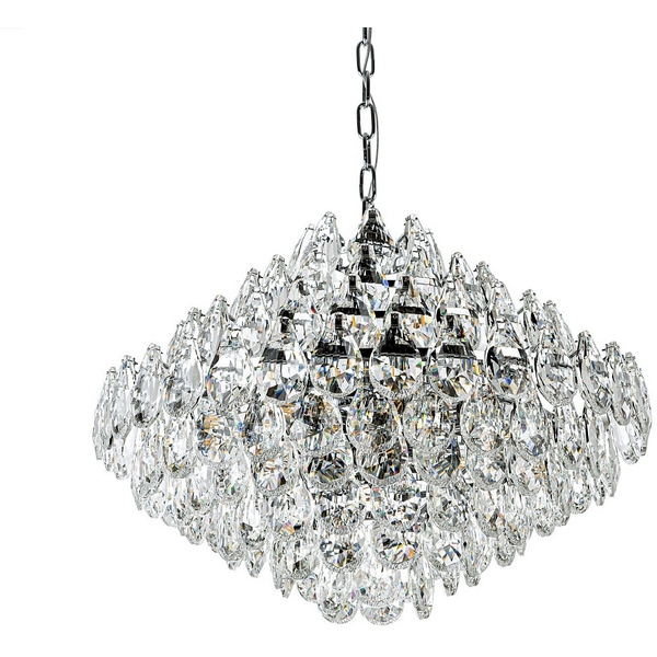Изображение товара Подвесная люстра из хрусталя Modelux ML.8861.16P CR с 16 лампами на цепи