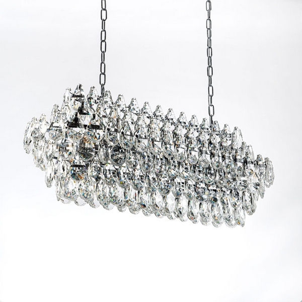 Изображение товара Подвесная люстра хрустальная Modelux ML.8861.17P CR стиль модерн и арт-деко