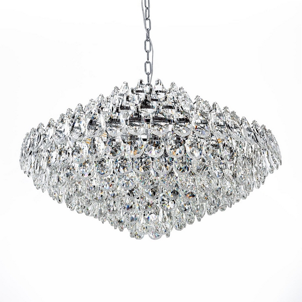 

Подвесная люстра хрустальная Modelux MODELUX ML.8861.24P CR, Хром;прозрачный, MODELUX ML.8861.24P CR