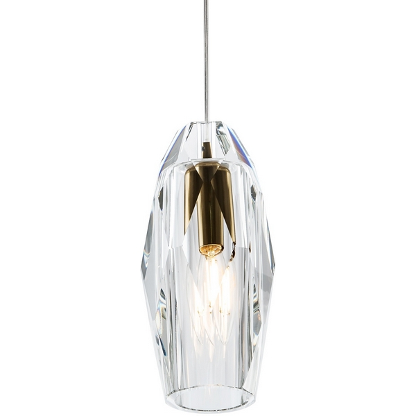 

Подвесной светильник хрустальный Modelux MODELUX ML.88955.1 CL, Латунь, MODELUX ML.88955.1 CL