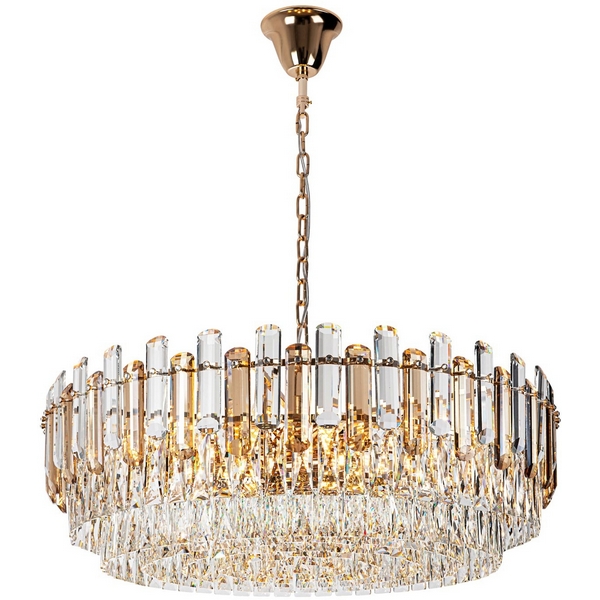 

Подвесная люстра хрустальная Modelux MODELUX ML.9006.16 GD-BR, Прозрачный;золото, MODELUX ML.9006.16 GD-BR