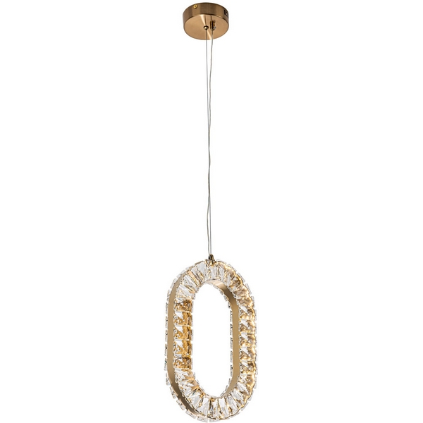 

Подвесной светильник светодиодный хрустальный с регулировкой цветовой температуры Modelux MODELUX ML.9040.370 BS, Латунь, MODELUX ML.9040.370 BS